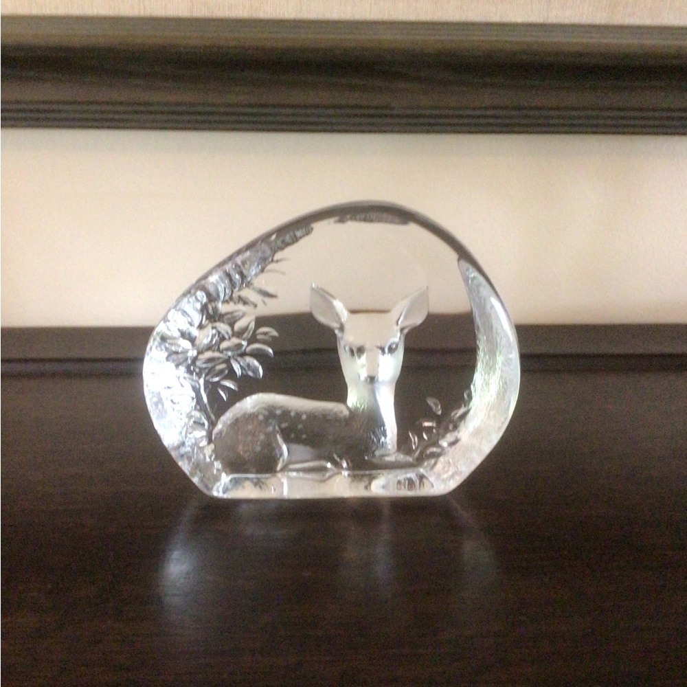 Crystal Deer Figurine